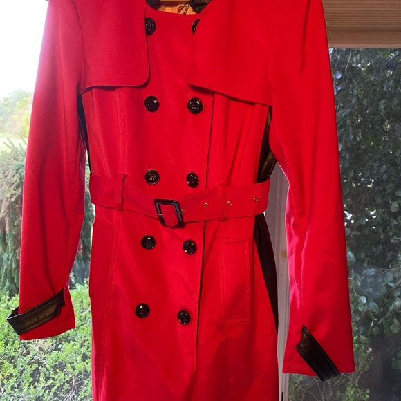 Kelyna Paris red & black coat size medium - Picture 5 of 9